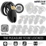 ADDICTED TOYS LOCKED - GAIOLA PARA PÃNIS FORBIDDEN VAULT 10 CM